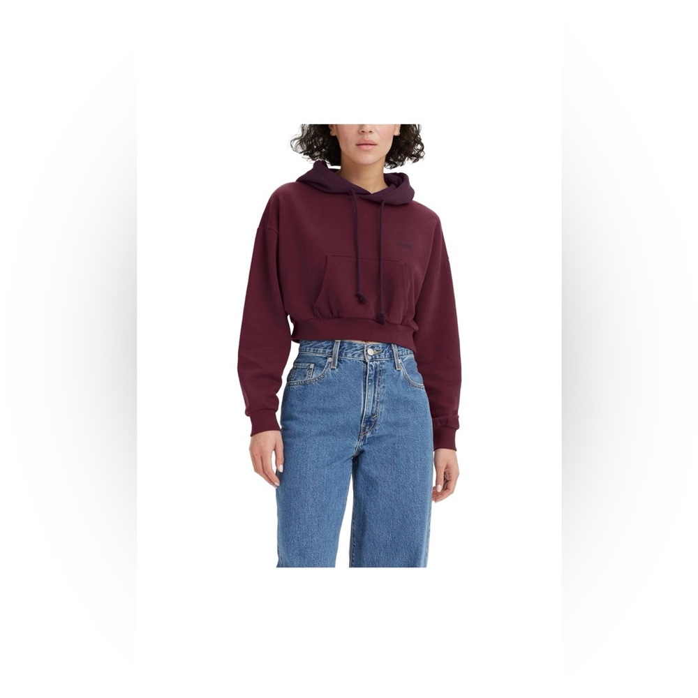 Levi’s Women’s Laundry Day Crop Dolman Sleeve Hoodie Size Large NWT